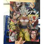 Triple Transition Flip Anime Poster 11''X17'' Dragon Ball Z Anime 3D Posters For Home Decoration for sale