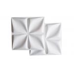 China Fire Prevention Waterproof Decorative 3D Wall Panels 19.7x19.7inch manufacturer