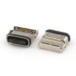 24Pin USB C Connector SMT Type IPX8 Waterproof USB C Type Female Connector for sale