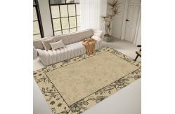 China Household Printed Living Room Floor Rug Light Luxury Pattern Coffee Table Blanket supplier