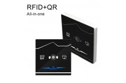 China Tempered glass QR Code Reader Access Control Wiegand Proximity Card Reader supplier