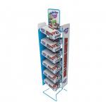 Brochure Metal Wire Display Stands Rack Supermarket Chocolate 5 Tiers Snacks for sale