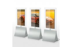 China 2.5cm Thick Double Screen LCD Advertising Display For Banking Ultra Thin supplier