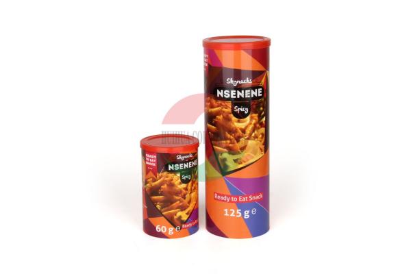Brown Thick Kraft Paper Tube Packaging Cylindrical With Inner Printing