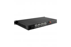 China Analog Video Optical Converter Singlemode Multimode FC ST SC Port 1U Rack supplier
