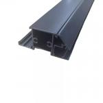 Anodized 6063 Black Aluminium Window System Set For Casement Supporting Match
