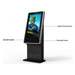 Trade Show Portable Check In Kiosk 42 Inch Monitor Cold Rolled Steel Cabinet for sale