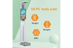 China WiFi Digital Height Weight Measurement Scale 60HZ Voice Broadcast Large Lcd Display supplier