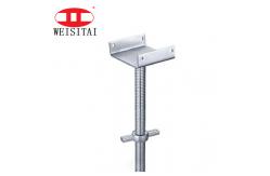 China Hot Dip Galvanized Pipe Steel Scaffolding Parts Jack U Head Base Plate Antirust supplier