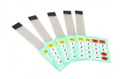 China 75 * 85mm Panel Membrane Matrix Keypad 18CM Length With 24 Months Warranty supplier