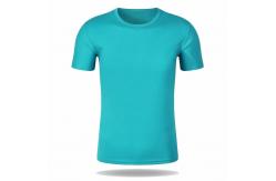 China Polyester Basic Plain Men O Neck Blank T Shirts 140gram Sustainable supplier