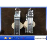 Nylon Cable Pulling Pulley Aerial Cable Stringing Roller With Hook 5kN Rated Load