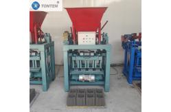 China Paving Stone Block Bricks Cement Porous Bricks Punching Making Machine supplier