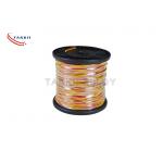 Fiberglass Insulated 2*0.711mm 1000 Deg Thermocouple Cable