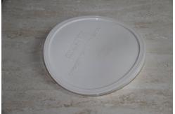 China Eco friendly brown food grade plastic PE lid with customized logo embossing supplier