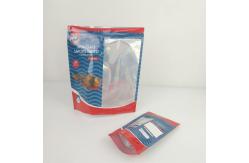 China MOPP Plastic Stand Pouch Sachet Packaging Transparent Window CMYK Pantone supplier