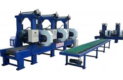 China Multiple Blades Horizontal Band Saw Resaw For Processing Timber supplier