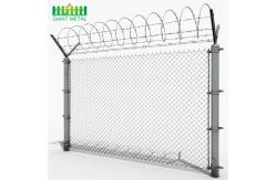 China 50*50mm Galvanized Chain Wire Mesh Fence For Construction supplier