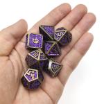 Poker Hand Carved DND poker High Temperature Dice Sets Polyhedral for sale