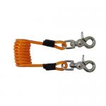 Trigger Short Coiled Tool Lanyard Spring Steel Wire Snap Strethcy Lanyard