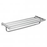 Polished Sus304 Bathroom Towel Holder Silver For Hotel for sale