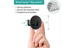 China Sturdy Stainless Steel Strong Adhesive Heavy Duty Waterproof Shower Hook Adhesive Wall Hooks supplier