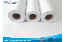 China Water Based Matte Coated Paper Roll , 128 Gram Large Format Paper Roll supplier