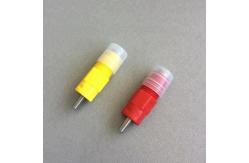 China Quail Broiler Nipple Drinker Poultry Drinking Line Parts Yellow Red supplier