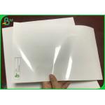 Single Side High Glossy 80gsm Mirror Coated white Paper For Beverages Labels for sale