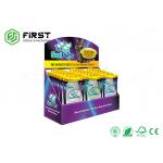 CMYK Printing Custom Made Cardboard Countertop Display Boxes With Hooks