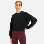 Breathable Womens Pullover Sweatshirt Crocheted Pullover