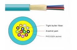 China High Speed OM3 12C Bundle Fiber Optic Distribution Cable with 0.9mm Fiber supplier