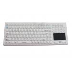 Rubber Silicone Industrial Keyboard 124 Keys Medical Washable Desktop Keyboard for sale
