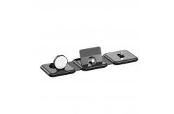 China Foldable 3 In 1 Wireless Charger Magnetic Vertical Fast Speed supplier