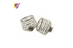 China Customized Zinc Electroplating Tapered Helical Coil Spring supplier