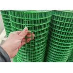 25x25mm 10m length PVC Coated Welded Steel Wire Mesh Green Garden Mesh Fencing for sale