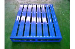 China Powder Coated Galvanized Packaging Steel Pallet With Heavy Loading Support supplier