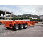 20ft 40ft Semi Skeletal Container Trailer 3 Axle Spring Suspension for sale