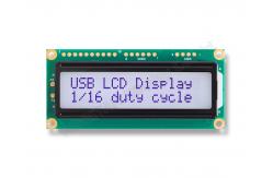 China 16*2 character USB interface FSTN STN LCD Module Winstar replace industrial use supplier