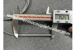 China High Accuracy Temperature Sensor Custom RTD PT500 2 Wire 5x75mm supplier