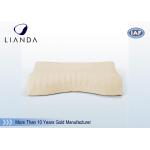 Good Night Memory Foam Pillow With Wavy Humps Visco Elastic Core And Beige Velour Cover for sale