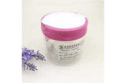 China Aluminum Easy Open Cans Clear Plastic Cylinder With Flip Top FDA Certificate supplier