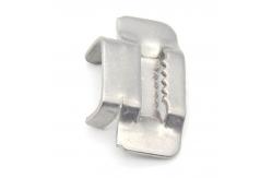 China Silver 201 304 Stainless Steel Strap Buckle With High Tensile Strength supplier