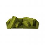 BETA 14 Pieces Modular Foam Micro Suede Modular Play Sofa Set OEM ODM
