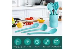 China 18 Pieces  Silicone Kitchen Utensils Sets With Holder, Cooking Utensils Set supplier