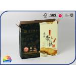 Chocolates Biscuits Flat Folding Carton Box Custom Offset Printing for sale