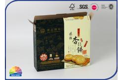 China Chocolates Biscuits Flat Folding Carton Box Custom Offset Printing supplier