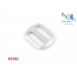 High Standard Webbing Buckles Metal , Square 18mm Bag Slider Strap Adjuster for sale