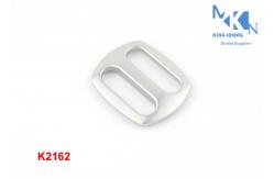 China High Standard Webbing Buckles Metal , Square 18mm Bag Slider Strap Adjuster supplier