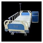 Multi Function Manual Hospital Beds 3 Cranks Steel 215*105*46